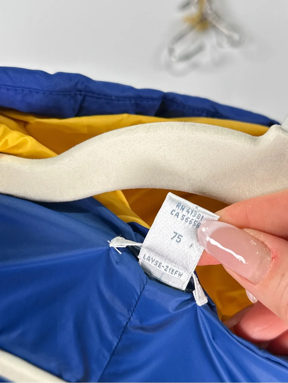Ralph Lauren Hooded Puffer Snowsuit Bunting Down Blue 9M
